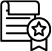 Ícone certificação de parceiros